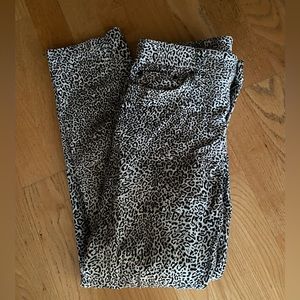 Jones New York Animal Printed Skinny Pant Vintage